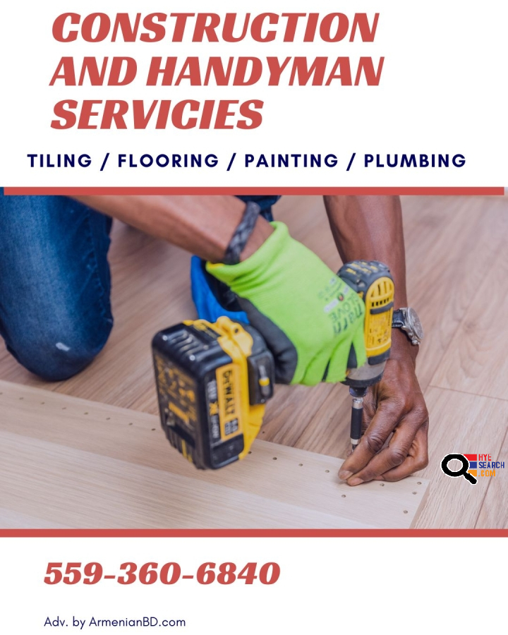  Construction and Handyman Services: Tiling, Flooring, Painting, Plumbing in Los Angeles, CA